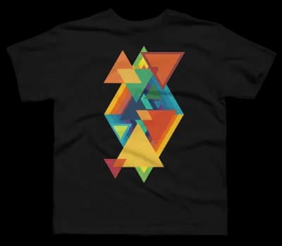 Abstract Print Tee